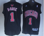 nba jerseys chicago bulls #1 d-rose black[revolution 30 swingman][d-rose]