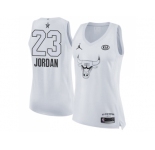 Women Nike Chicago Bulls #23 Michael Jordan White NBA Jordan Swingman 2018 All-Star Game Jersey