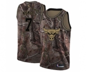 Women's Nike Chicago Bulls #7 Toni Kukoc Swingman Camo Realtree Collection NBA Jersey