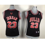 women nba jerseys chicago bulls #23 jordan black