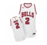 Youth Adidas Chicago Bulls #2 Jerian Grant Swingman White Home NBA Jersey