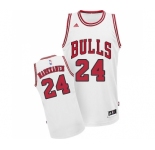 Youth Adidas Chicago Bulls #24 Lauri Markkanen Swingman White Home NBA Jersey