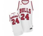 Youth Adidas Chicago Bulls #24 Lauri Markkanen Swingman White Home NBA Jersey