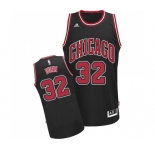 Youth Adidas Chicago Bulls #32 Kris Dunn Swingman Black Alternate NBA Jersey