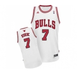 Youth Adidas Chicago Bulls #7 Toni Kukoc Swingman White Home NBA Jersey