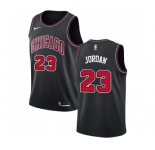 Youth Chicago Bulls #23 Michael Jordan Swingman Black Basketball Jersey Statement Edition