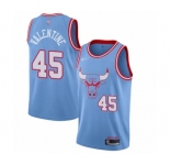 Youth Chicago Bulls #45 Denzel Valentine Swingman Blue Basketball Jersey - 2019-20 City Edition