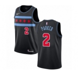Youth Nike Chicago Bulls #2 Jabari Parker Swingman Black NBA Jersey - City Edition