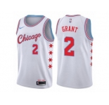 Youth Nike Chicago Bulls #2 Jerian Grant Swingman White NBA Jersey - City Edition