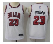 Youth Nike Chicago Bulls #23 Michael Jordan White NBA Swingman Jersey