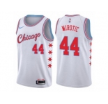 Youth Nike Chicago Bulls #44 Nikola Mirotic Swingman White NBA Jersey - City Edition