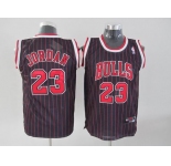 youth nba chicago bulls #23 jordan black(red stripe)