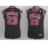 youth nba chicago bulls #23 jordan black[revolution 30 swingman]