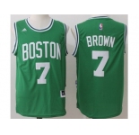 Boston Celtics #7 Jaylen Brown Green Stitched NBA Jersey
