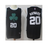 Men Nike Boston Celtics #20 Gordon Hayward Black Fashion Stitched NBA Swingman Jersey