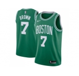 Men Nike Boston Celtics #7 Jaylen Brown Green Stitched NBA Swingman Jersey