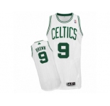 Men's Adidas Boston Celtics #9 Jaylen Brown Authentic White Home NBA Jersey