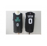 Men's Boston Celtics #0 Jayson Tatum Black 2017-2018 Nike Swingman Stitched NBA Jersey