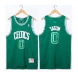 Men's Boston Celtics #0 Jayson Tatum Green Stitched Jersey