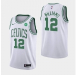 Men's Boston Celtics #12 Grant Williams White Association Nike Jersey
