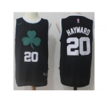 Men's Boston Celtics #20 Gordon Hayward Black 2017-2018 Nike Swingman Stitched NBA Jersey