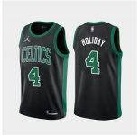 Men's Boston Celtics #4 Jrue Holiday Black 2023 Association Edition Stitched Basketball Jersey