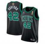 Men's Boston Celtics #42 Al Horford Black 2024 Finals Champions Statement Edition Stitched Basketball Jersey
