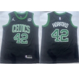 Men's Boston Celtics #42 Al Horford Black Statement Edition Stitched Basketball Jersey