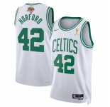 Men's Boston Celtics #42 Al Horford White 2024 Finals Champions Association Edition Stitched Basketball Jersey