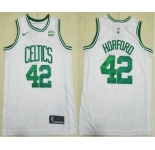Men's Boston Celtics #42 Al Horford White Icon Sponsor Swingman Jersey