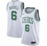 Men's Boston Celtics #6 Bill Russell White 2023 Association Edition Stitched Basketball Jersey