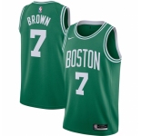 Men's Boston Celtics #7 Jaylen Brown Nike Kelly Green 2020-21 Swingman Jersey