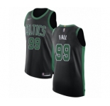 Men's Boston Celtics #99 Tacko Fall Authentic Black Basketball Jersey - Statement Edition