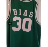 Men's Mitchell and Ness Boston Celtics #30 Bias  Green Throwback Basketball Jersey
