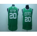 nba boston celtics #20 allen green(fans edition)