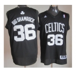 nba boston celtics #36 bigshamrock black[revolution 30 swingman][bigshamrock]