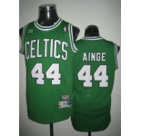 nba boston celtics #44 ainge green(white number)