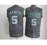 nba boston celtics #5 garnett black/grey[2012]