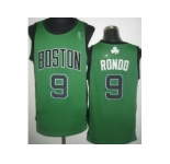 nba boston celtics #9 rondo green[revolution 30]