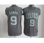 nba boston celtics #9 rondo grey