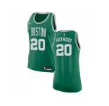 Women Nike Boston Celtics #20 Gordon Hayward Green NBA Swingman Icon Edition Jersey