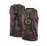 Women's Nike Boston Celtics #7 Jaylen Brown Swingman Camo Realtree Collection NBA Jersey