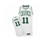 Youth Adidas Boston Celtics #11 Kyrie Irving Authentic White Home NBA Jersey