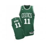 Youth Adidas Boston Celtics #11 Kyrie Irving Swingman Green(White No.) Road NBA Jersey
