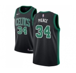 Youth Adidas Boston Celtics #34 Paul Pierce Authentic Black NBA Jersey - Statement Edition