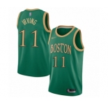 Youth Boston Celtics #11 Kyrie Irving Swingman Green Basketball Jersey - 2019-20 City Edition