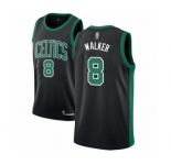 Youth Boston Celtics #8 Kemba Walker Swingman Black Basketball Jersey - Statement Edition