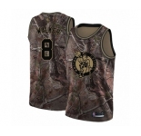 Youth Boston Celtics #8 Kemba Walker Swingman Camo Realtree Collection Basketball Jersey