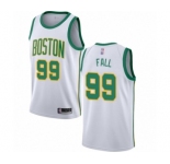 Youth Boston Celtics #99 Tacko Fall Swingman White Basketball Jersey - City Edition