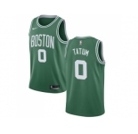 Youth Nike Boston Celtics #0 Jayson Tatum Green NBA Swingman Jersey